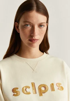 Sudadera Logo Bordado Lurex-Scalpers Sale