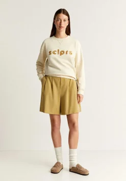 Sudadera Logo Bordado Lurex-Scalpers Sale