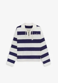 Sudadera Polo Rayas Cordon Cuello-Scalpers Best Sale