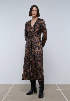 Tie Black Dress-Scalpers Shop