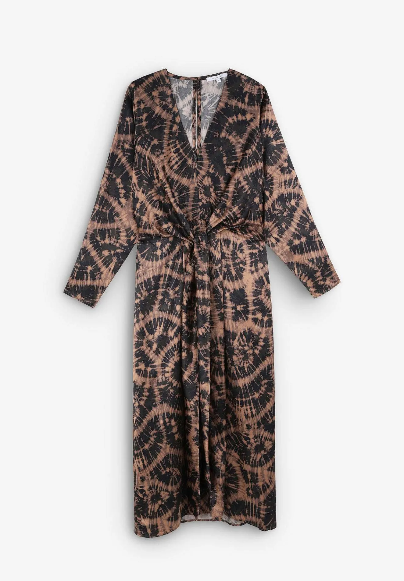 Tie Black Dress-Scalpers Shop