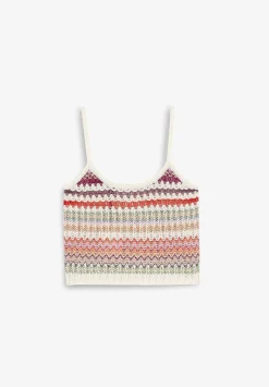 Top Crochet Multicolor-Scalpers Best Sale
