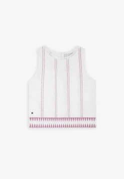 Top Detalle Bordado Contraste-Scalpers Fashion