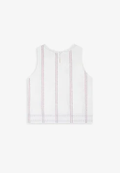 Top Detalle Bordado Contraste-Scalpers Fashion