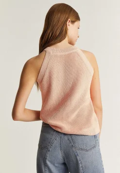 Top Punto Cuello Halter-Scalpers Discount