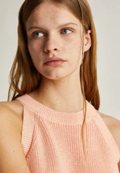 Top Punto Cuello Halter-Scalpers Discount