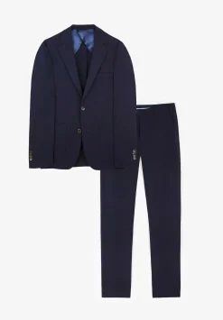 Traje Azul Marino Bolsillos Parche-Scalpers Store