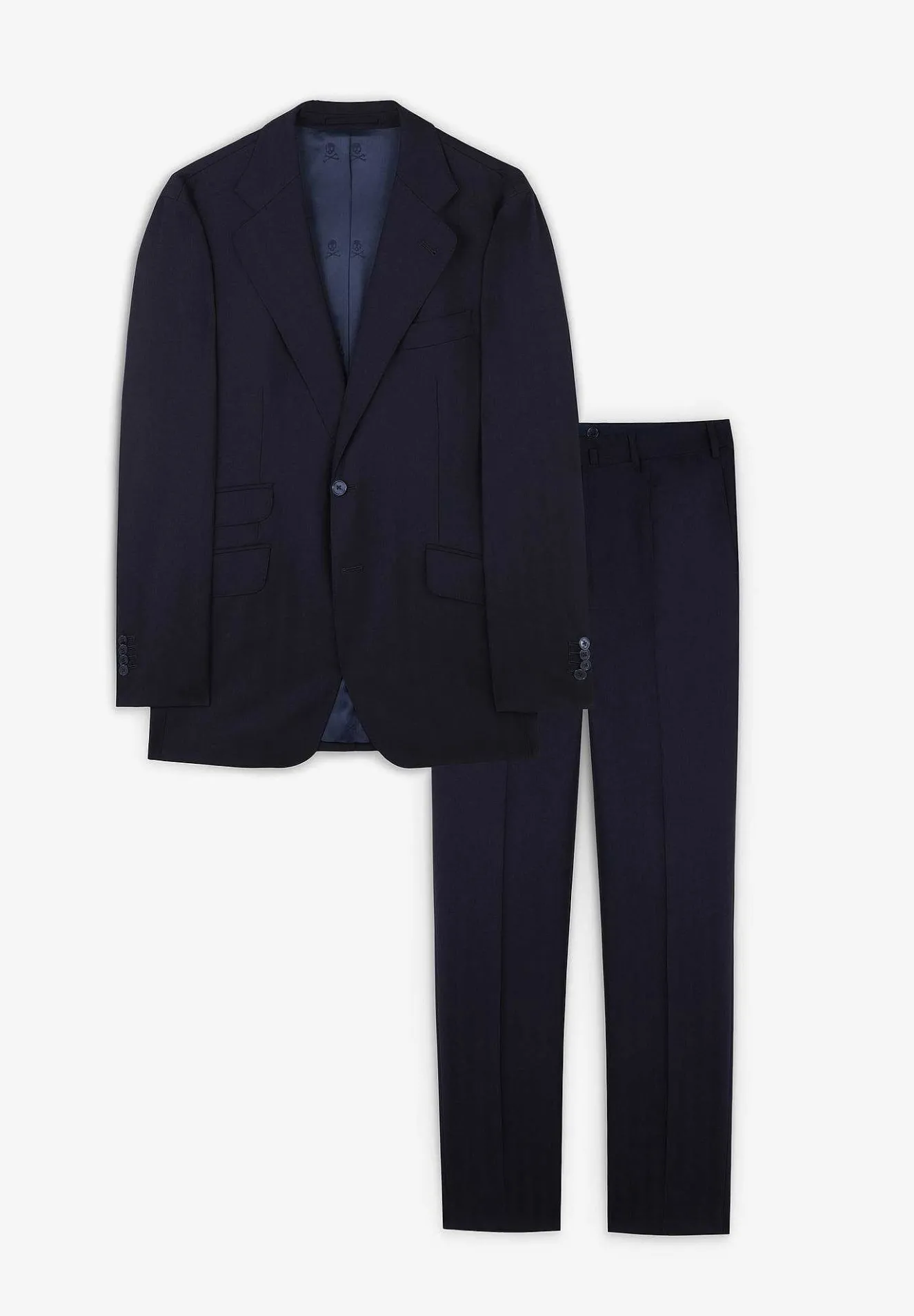 Traje Azul Marino Espiga-Scalpers Clearance