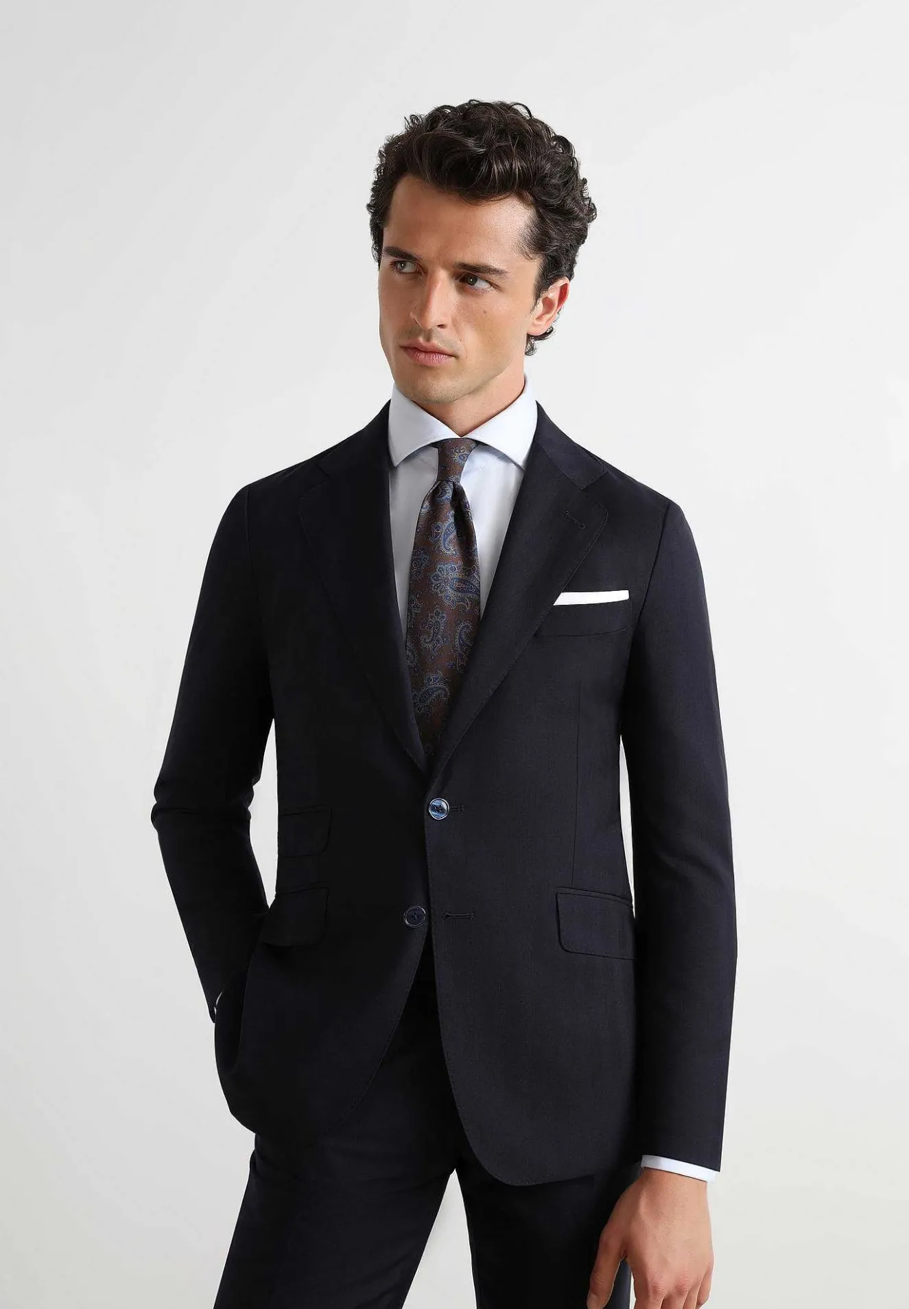 Traje Azul Marino Espiga-Scalpers Clearance