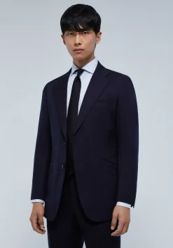 Traje Azul Marino Lana-Scalpers Cheap