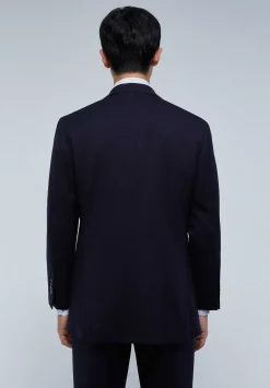 Traje Azul Marino Lana-Scalpers Cheap