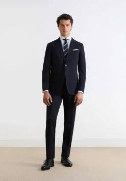 Traje Clasico Azul Marino-Scalpers Sale