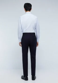 Traje Clasico Lana Azul Marino-Scalpers Cheap
