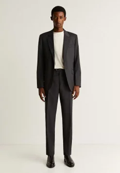 Traje Clasico Lana Gris-Scalpers Cheap