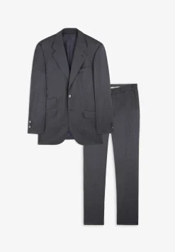 Traje Clasico Lana Gris-Scalpers Cheap