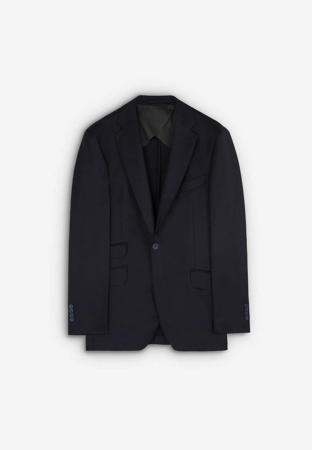 Traje Estructura Azul Marino Lana-Scalpers Cheap