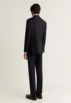 Traje Estructura Azul Marino Lana-Scalpers Cheap