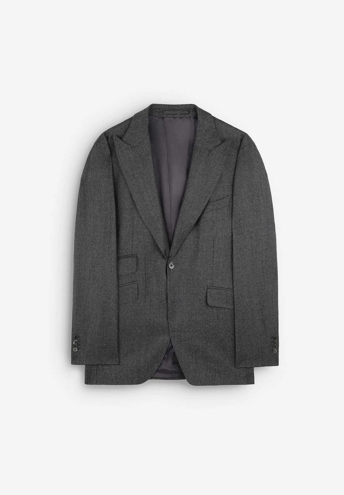 Traje Premium Cuadros Punta De Lanza Gris-Scalpers Best