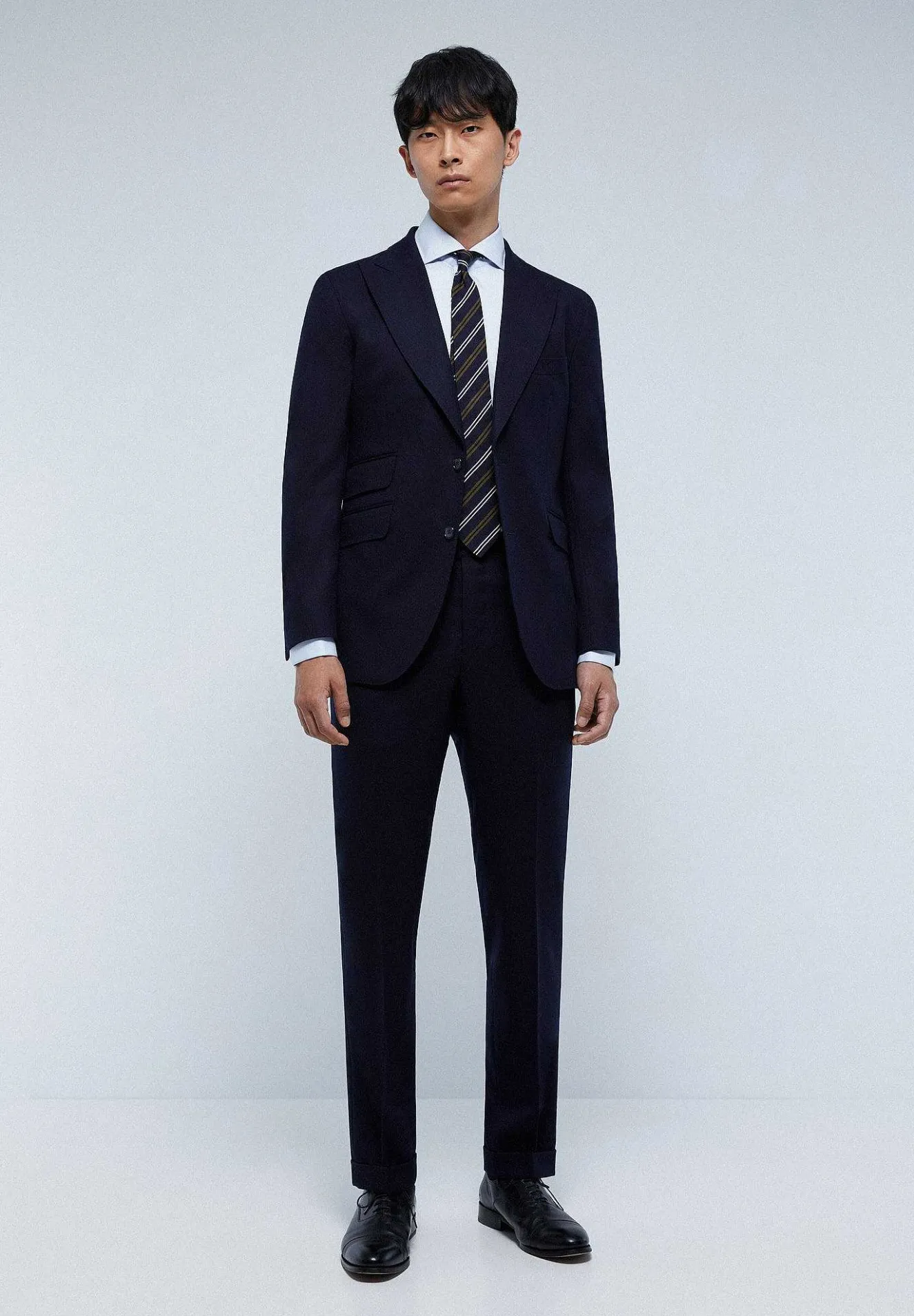 Traje Premium Lana Azul Marino-Scalpers Online