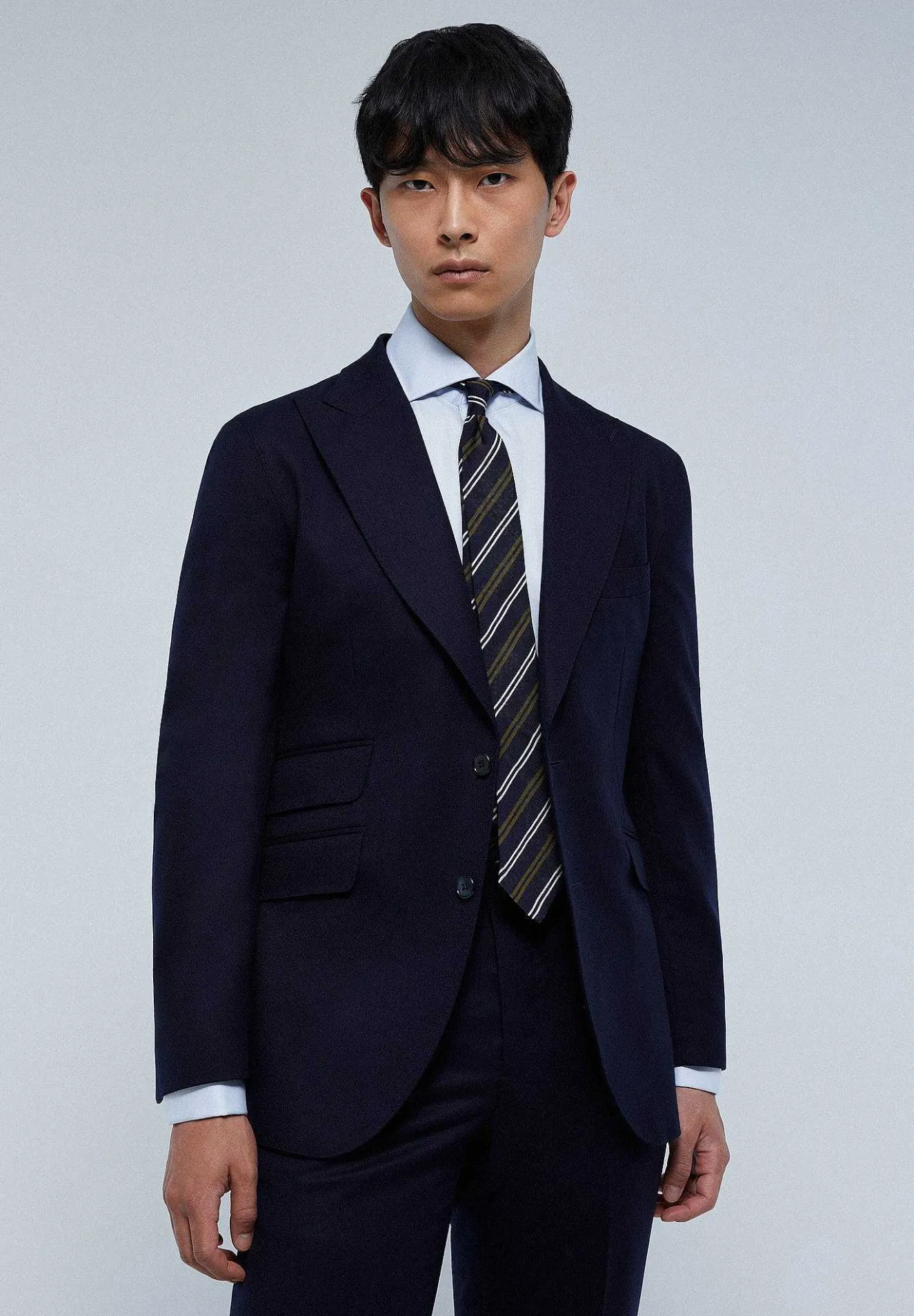 Traje Premium Lana Azul Marino-Scalpers Online