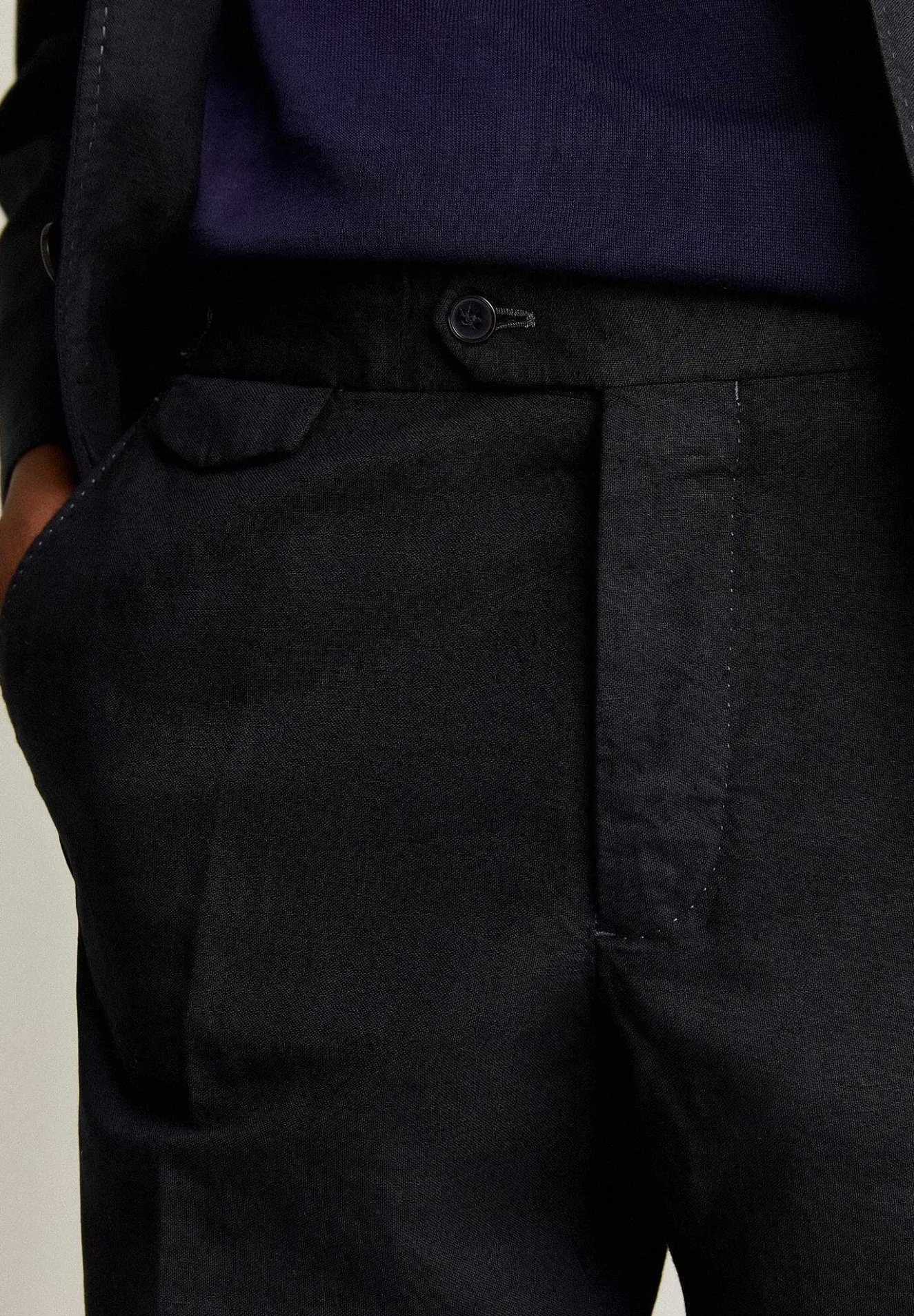 Traje Premium Mezcla Lino-Scalpers Cheap
