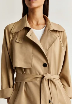 Trench Detalle Abertura Lateral-Scalpers Sale