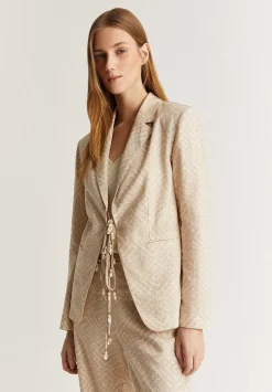 Trim Print Blazer-Scalpers Online