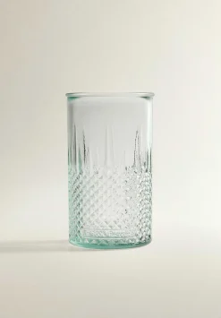 Vaso Cristal Dibujo Relieve-Scalpers Outlet