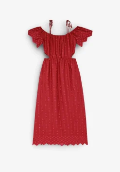 Vestido Bordado Hombro Descubierto-Scalpers Hot