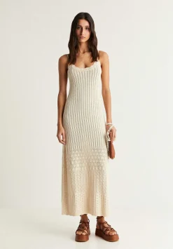 Vestido Midi Crochet Tirantes-Scalpers Shop