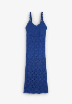 Vestido Midi Crochet Tirantes-Scalpers Fashion