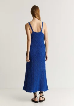 Vestido Midi Crochet Tirantes-Scalpers Fashion