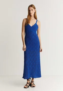 Vestido Midi Crochet Tirantes-Scalpers Fashion