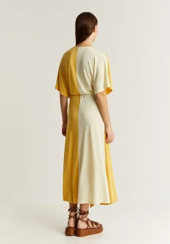 Vestido Midi Cupro Bicolor-Scalpers Best