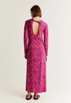 Vestido Midi Detalle Espalda-Scalpers Best