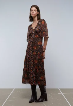Vestido Midi Lurex Detalle Espalda-Scalpers New