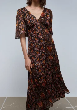 Vestido Midi Lurex Detalle Espalda-Scalpers New