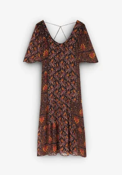 Vestido Midi Lurex Detalle Espalda-Scalpers New