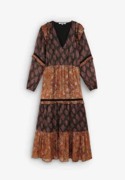 Vestido Midi Paisley Lurex-Scalpers Shop