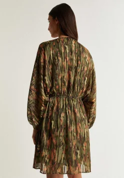 Vestido Mini Print Detalle Metalizado-Scalpers Cheap