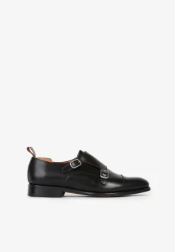 Zapatos Double Monk Vestir Piel-Scalpers Clearance